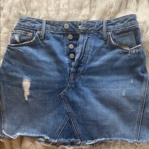 GRLFRND denim skirt! Worn once!!